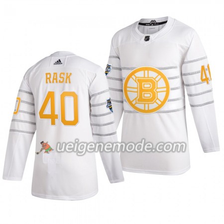 Herren Boston Bruins Trikot Tuukka Rask 40 Weiß Adidas 2020 NHL All-Star Authentic